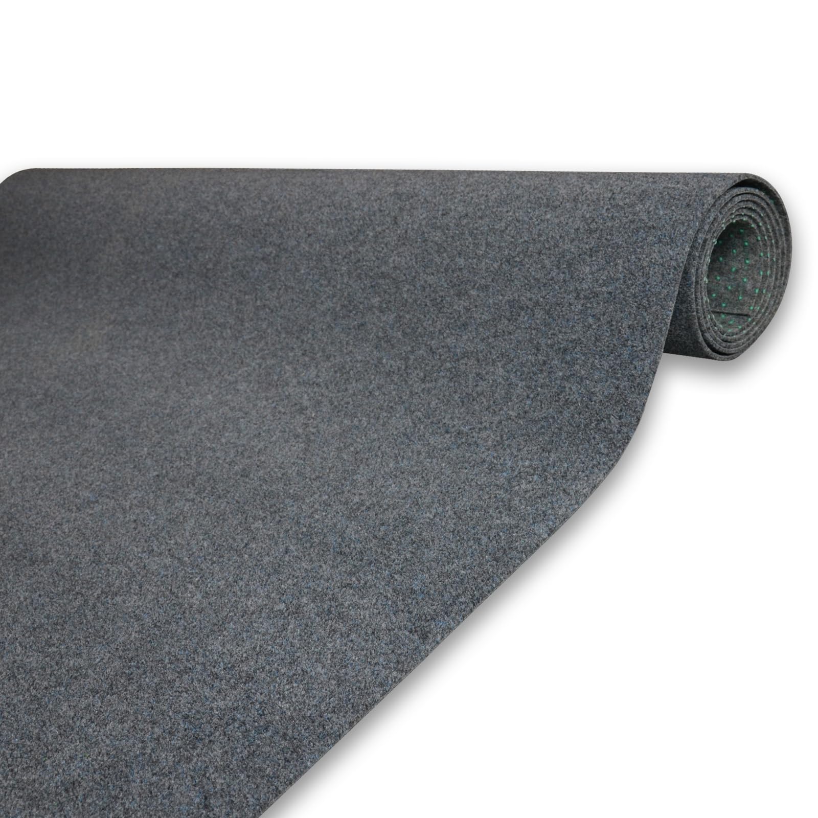 Kunstrasen Fertigrasen in 3 Farbig mit Drainagenoppen (160 cm x 200 cm, Grijs 901 (Grau))