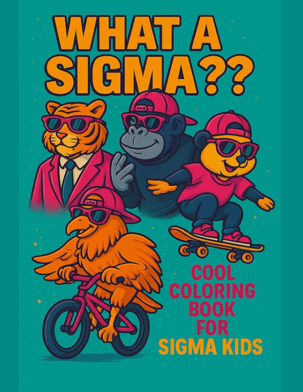 What a SIGMA?: Cool coloring book for SIGMA kids