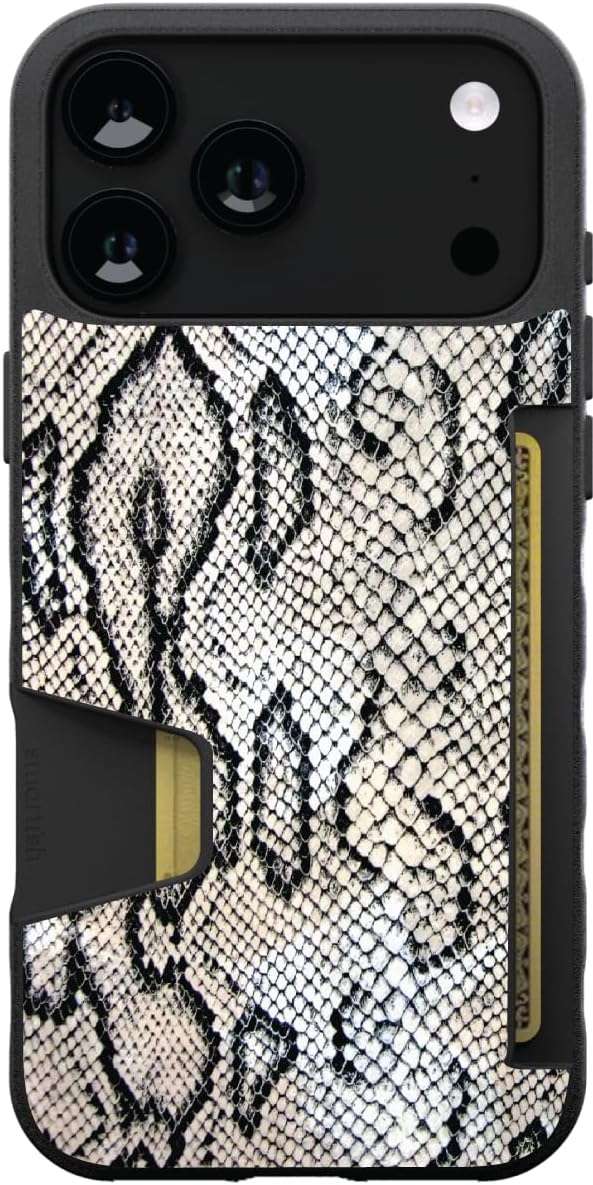 Smartish - Sssssnakes Sssssskin - iPhone 17 Pro Max Wallet Case - Wallet Slayer Vol. 1 [Slim + Protective] Credit Card Holder - Fits iPhone 17 Pro Max