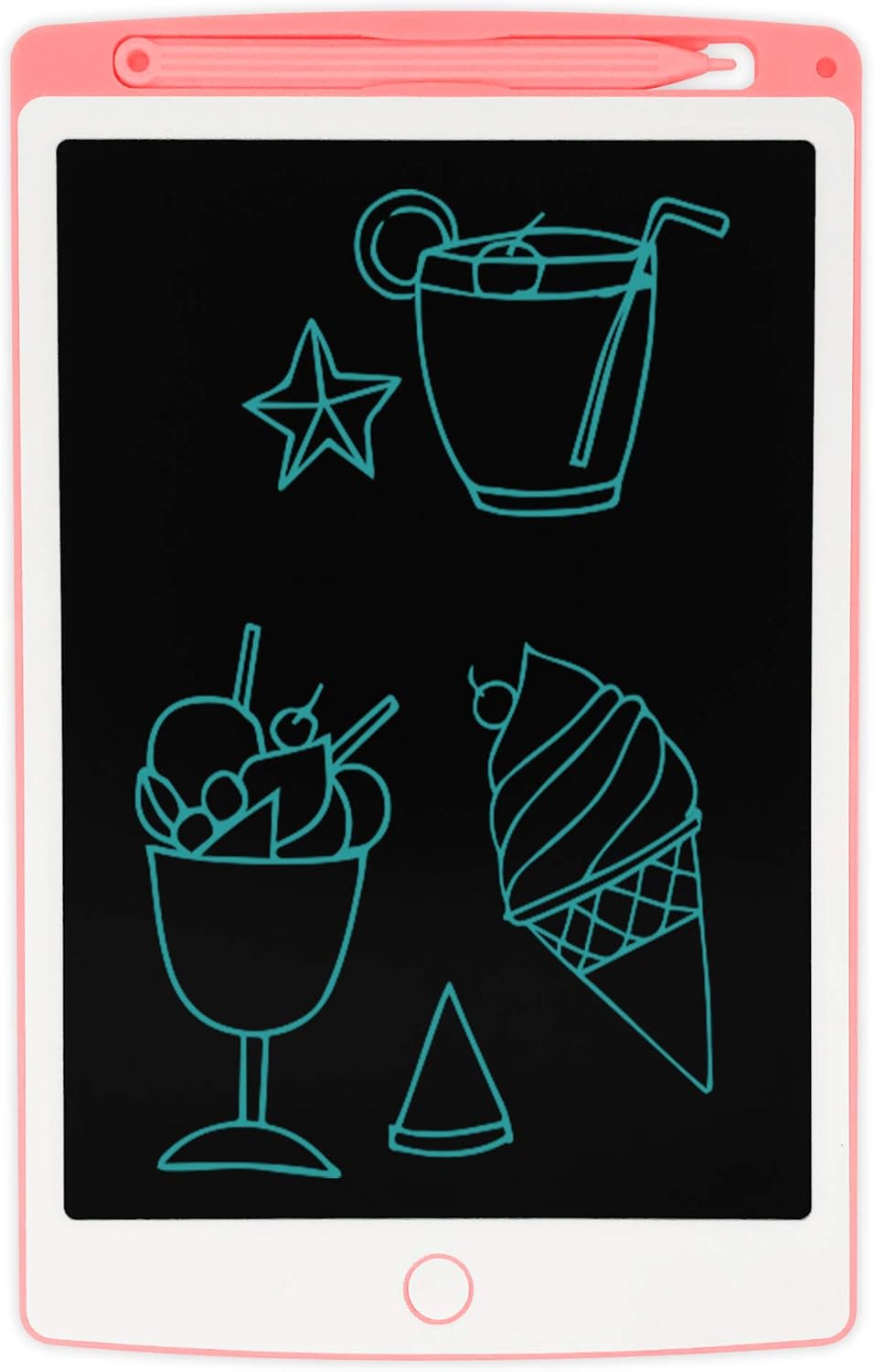 Jonzoo お絵かきボード 8 5インチ電子パッド 電子メモ帳 子供のおもちゃ 高輝度 電池交換可能 手書きパッド デジタルメモ 単語帳 筆談ボード 伝言ボード 書いて消せるボード ピンク 超特価sale開催