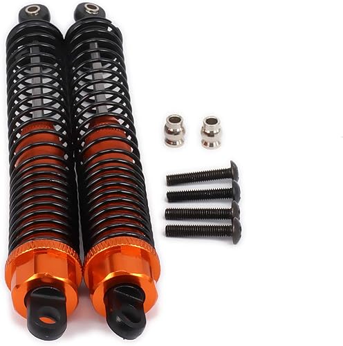 Miniatura 8 de Amortiguador de amortiguador de 5.118in de aceite ajustable de aleación de aluminio para coche RC 110 camión oruga mejoradas HPI HSP Traxxas Losi