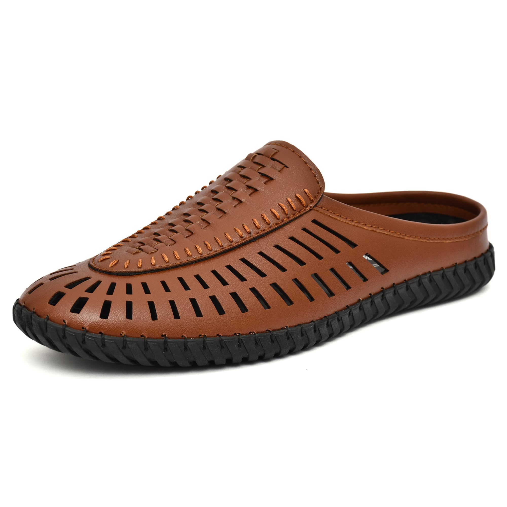 BRAWO Mens Slip-on Ethnic Shoes (bantu) Tan (B0D635MH2Q) Amazon Price History, Amazon Price Tracker
