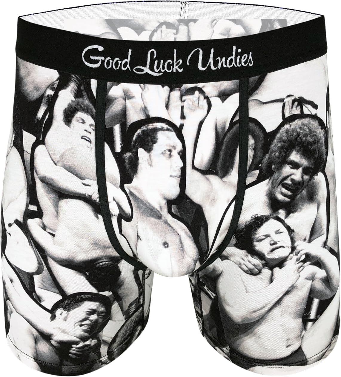Good Luck Undies Men's Andre The Giant Boxer Brief Underwear