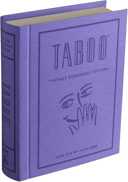 WS Game Company Taboo Vintage Bookshelf Edition Board Game