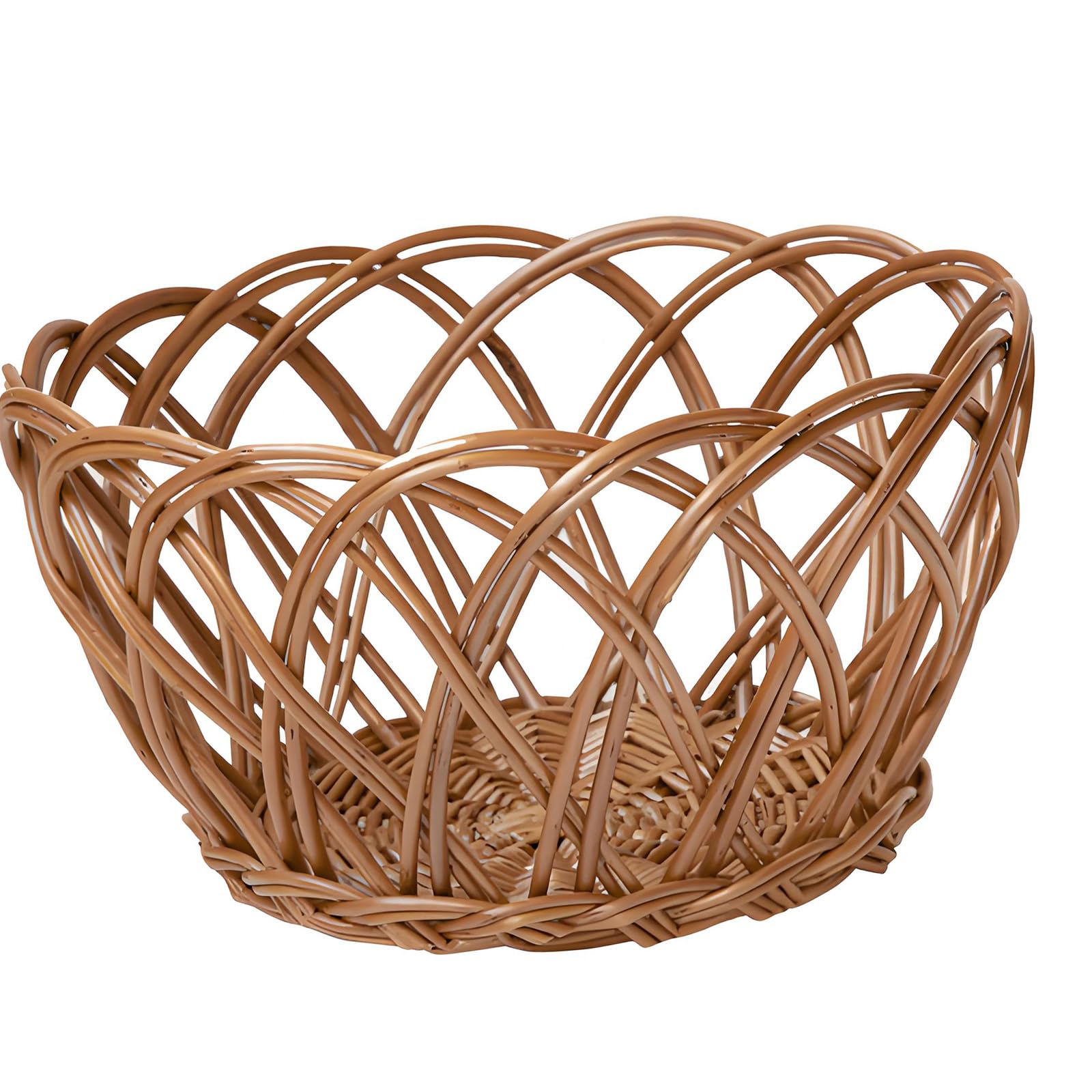 Kalttoy Multicolor Willow Basket Sturdy Container Ideal For Storing Laundry Toy Books Handwoven Storage Bin