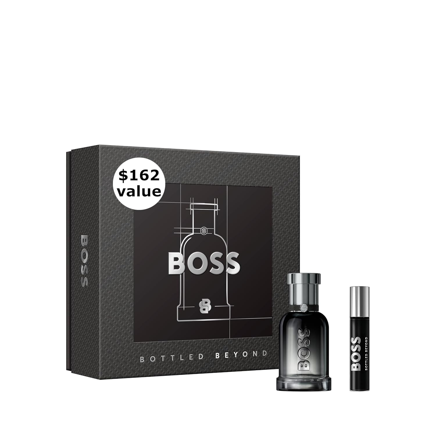 Hugo Boss Bottled Beyond Eau de Parfum – Woody Men's Cologne – With Notes of Ginger & Leather – Long Lasting Fragrance