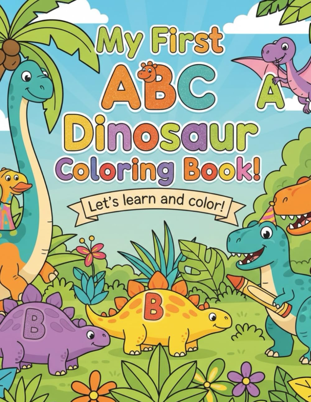 My First ABC Dinosaur Coloring Book