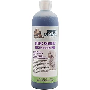 bluing shampoo for white dogs