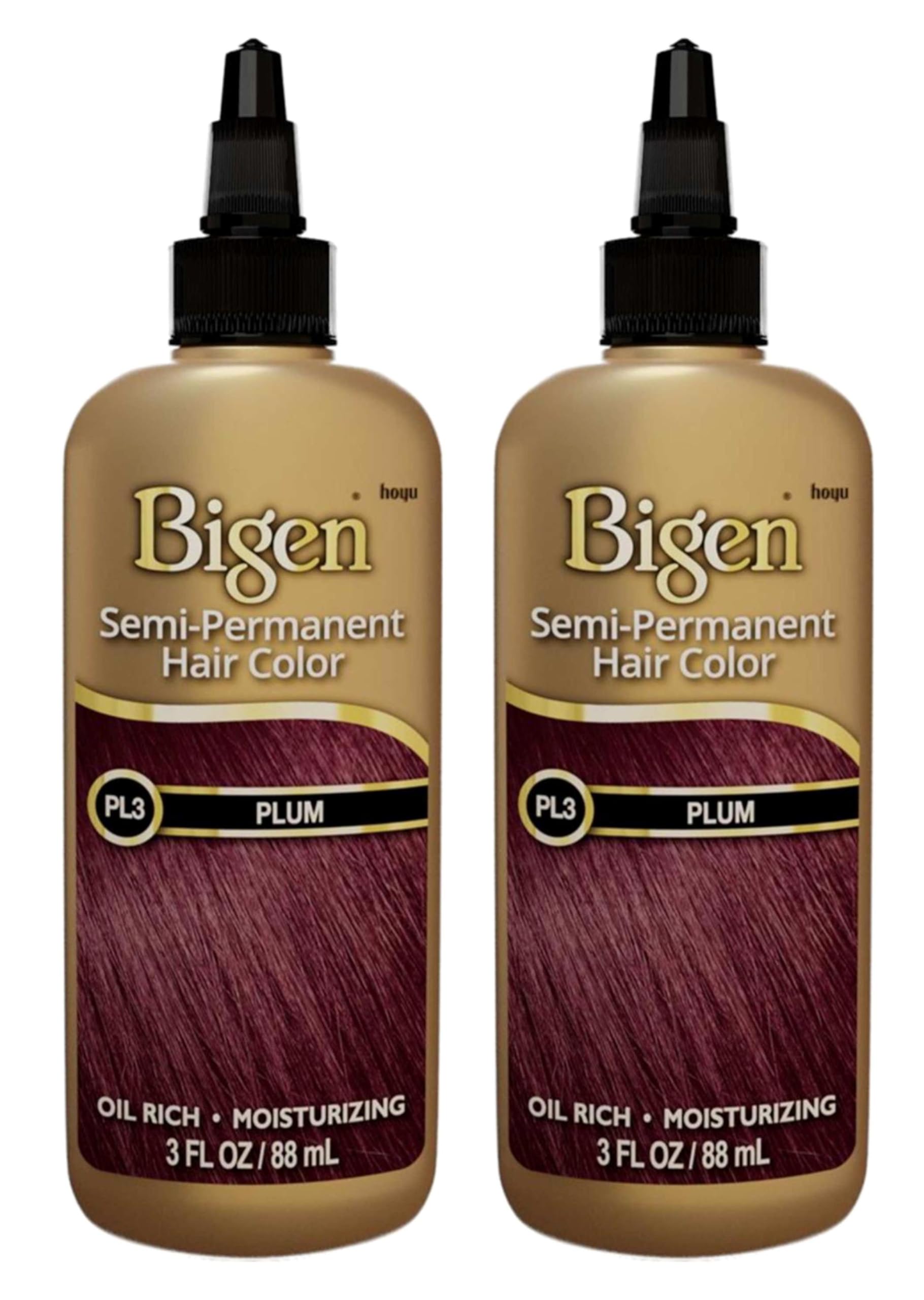 Semi-Permanent Haircolor #Pl3 Plum 3 Ounce (88ml) (2 Pack)