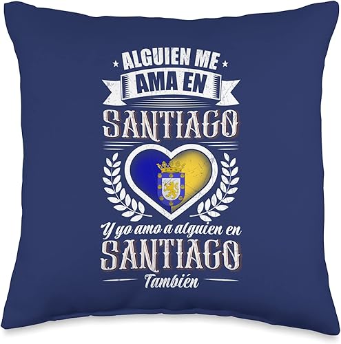 Miniatura 5 de Someone loves me in Chile. Flag of Santiago Alguien Me AMA En Santiago Chile - Almohada (18 x 18 pulgadas), multicolor