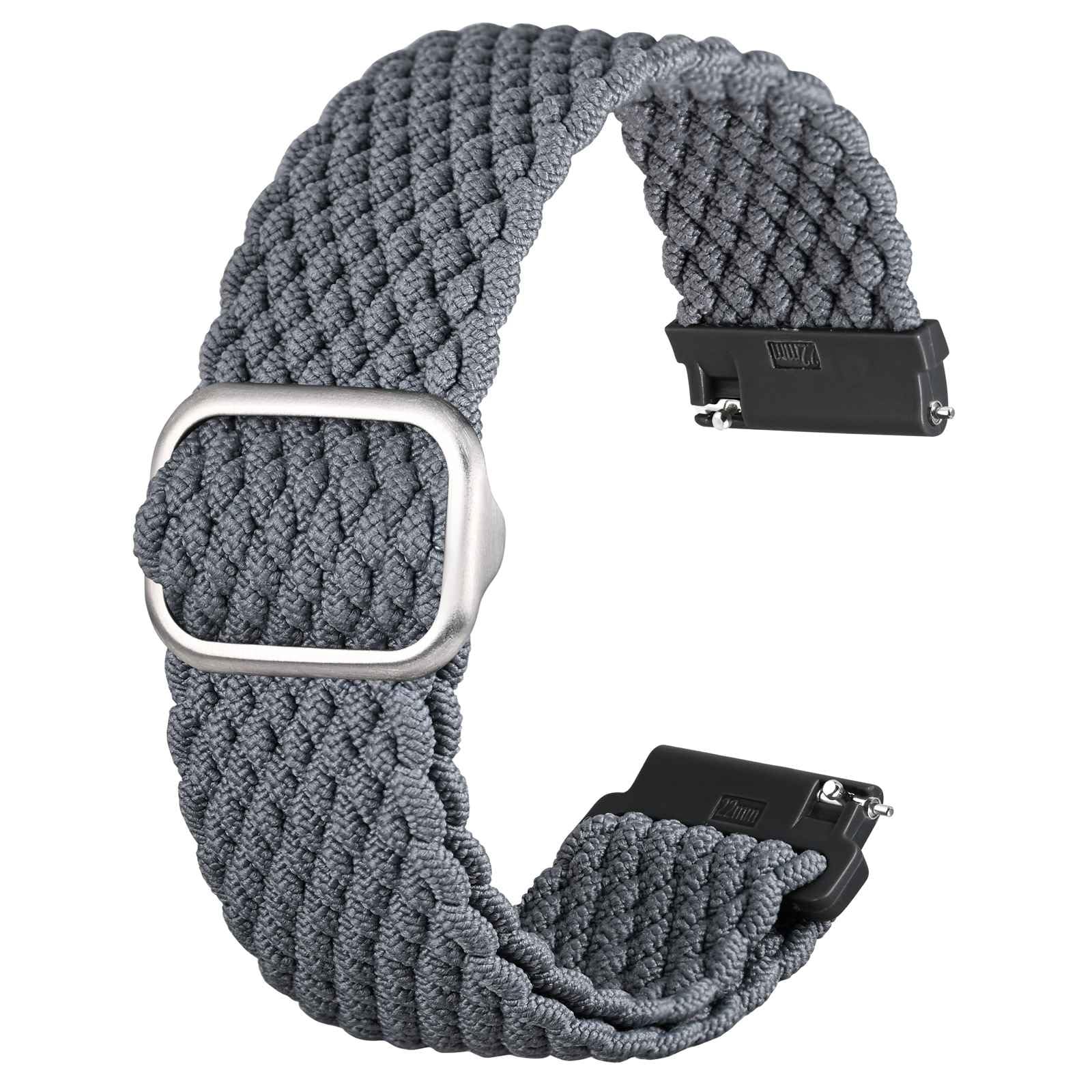 Anbeer Uhrenarmband aus Leder mit Schnellverschluss, echtes