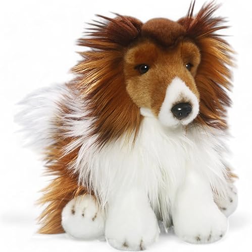 Miniatura 3 de Rough Collie Perro de 10 pulgadas, 9.8 in, juguete de peluche, juguete suave, animal de peluche 3345