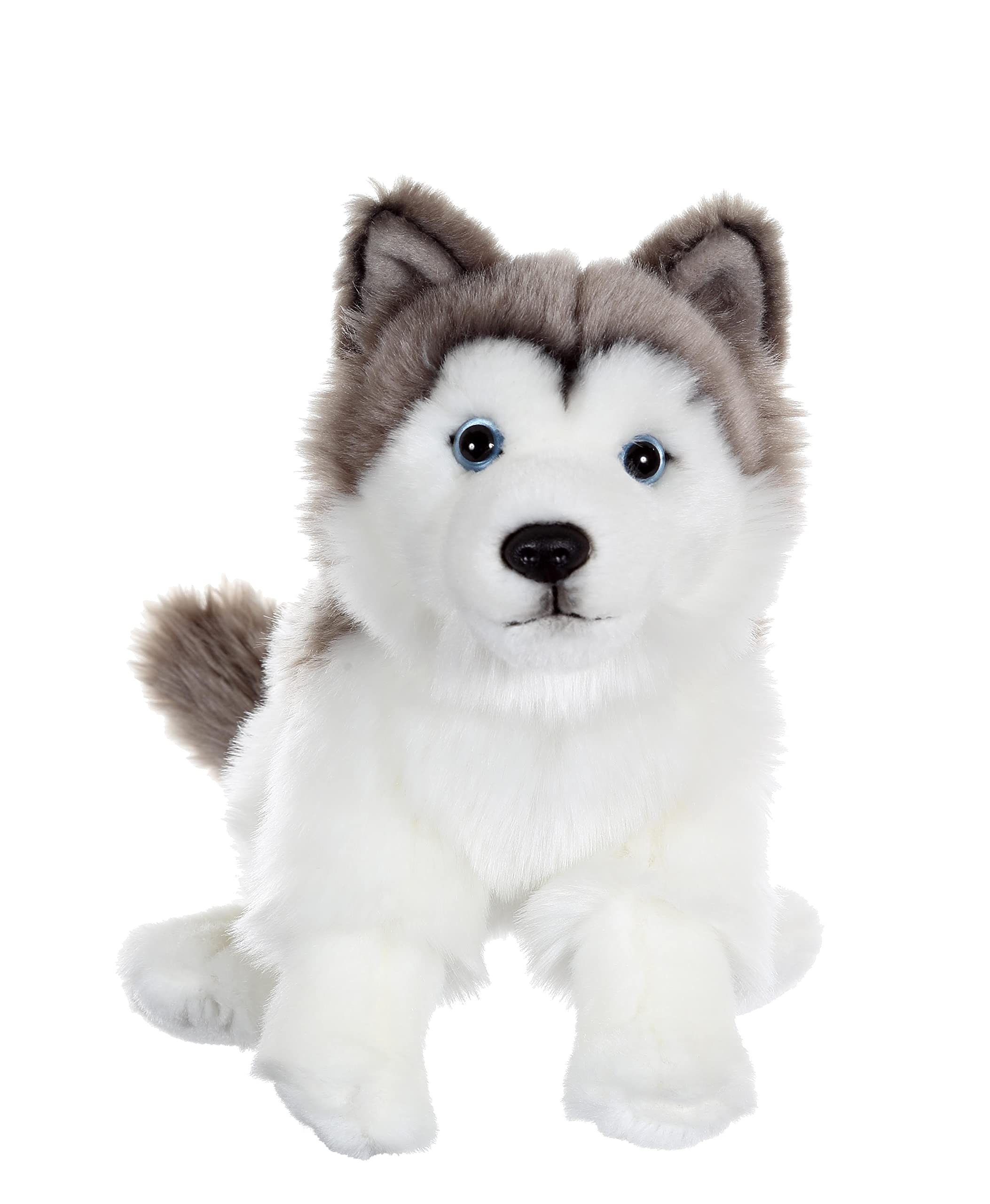 GIPSY Toys 071123 Sitting Dog Husky Cuddly Toy for Children Available in 8 Different Models Husky