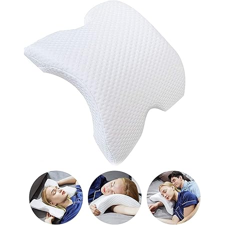 Holey Pillows Oreiller Ergonomique Ferme En Mousse à Mémoire De Forme Avec Trou D'oreille | 50 X