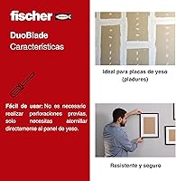 Vista 2 de fischer DuoBlade S - Punta de metal de anclaje para paneles de yeso autoperforantes con tornillo de aglomerado para una instalación rápida y fácil