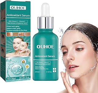Óleo Iluminador Facial | 30ML/1.01fl.oz Essência Essencial Facial Com Ácido Hialurônico Botânico - Ácido Hialurônico Botânico Melhorando Manchas Escuras Vitamina C E Vitamina E Ainichi