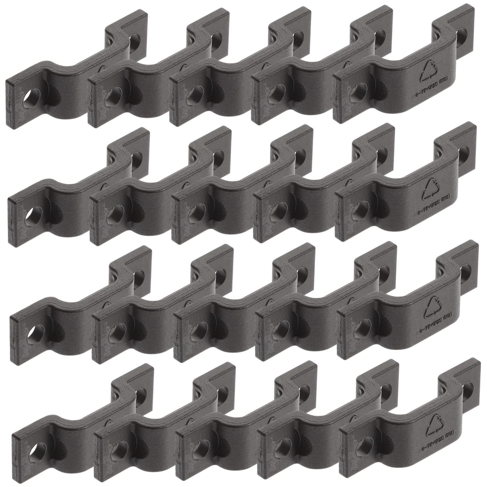 Uonlytech 5 Set Di Clip in Nylon Per Cavi Fascette Per Fissaggio Cavi Fascette Per La Gestione Dei Cavi Morsetto Per Cavi 20 Pezzi*5