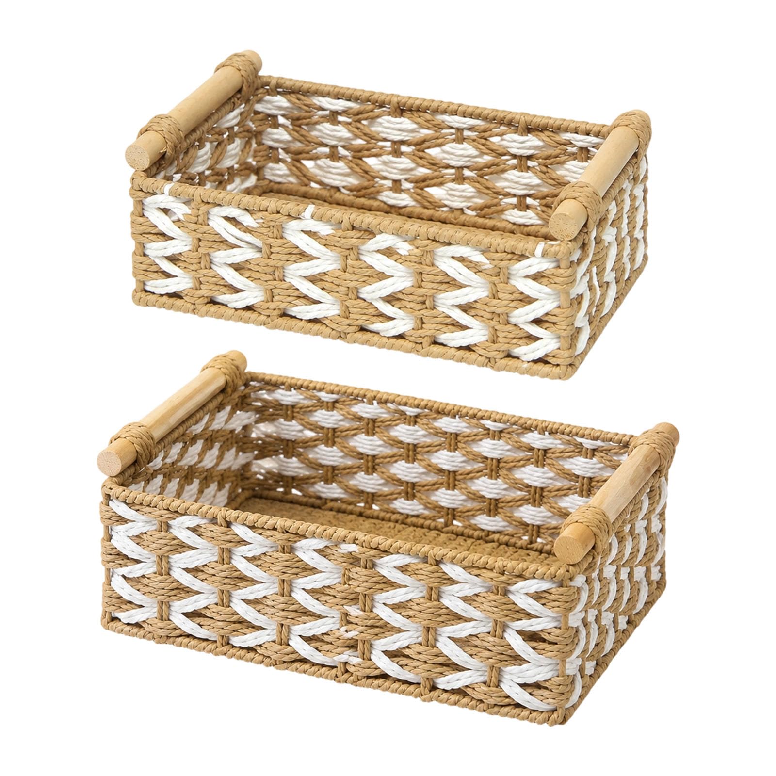 Modern Paper Storage Baskets Set for Tidying Home or Workspaces Efficiently Multipurpose Planner