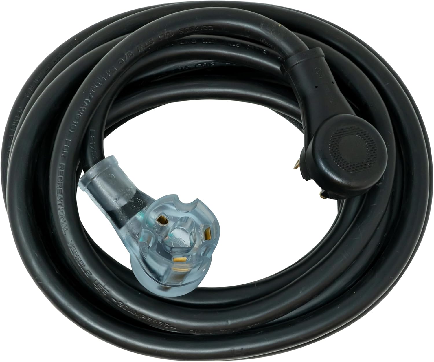Southwire Road Power Extra Heavy Duty RV Extension Cord - 30 Amp Capacity - 10 Gauge 3 Conductor Design - 30 Ft Weather Resistant Extension - Black STW RV Extension Cord