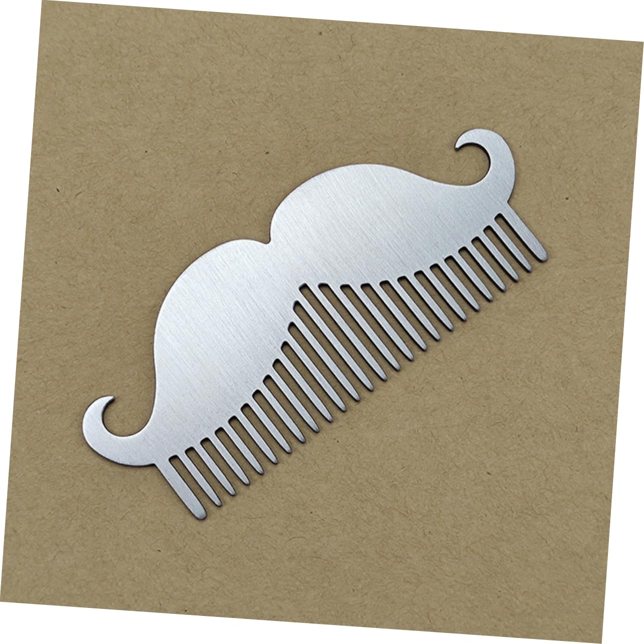 LIFKOME Stainless Steel Mustache Comb Grooming Kit for Men Travel Hair Brush Barber Combs Professional Beard Accessories for Hair