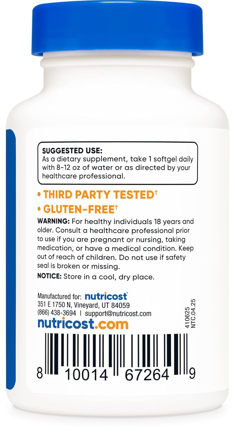 Nutricost Vitamin K2 MK-7 100 mcg, 240 Softgels – Gluten Free and Non-GMO MK7 em promoção! Veja a oferta e mais achadinhos de Vitaminas & Suplementos 4 Hoje é o melhor dia para comprar Nutricost Vitamin K2 MK-7 100 mcg, 240 Softgels – Gluten Free and Non-GMO MK7 com aquele preço maroto! Promoção! Aproveite a oferta! 4