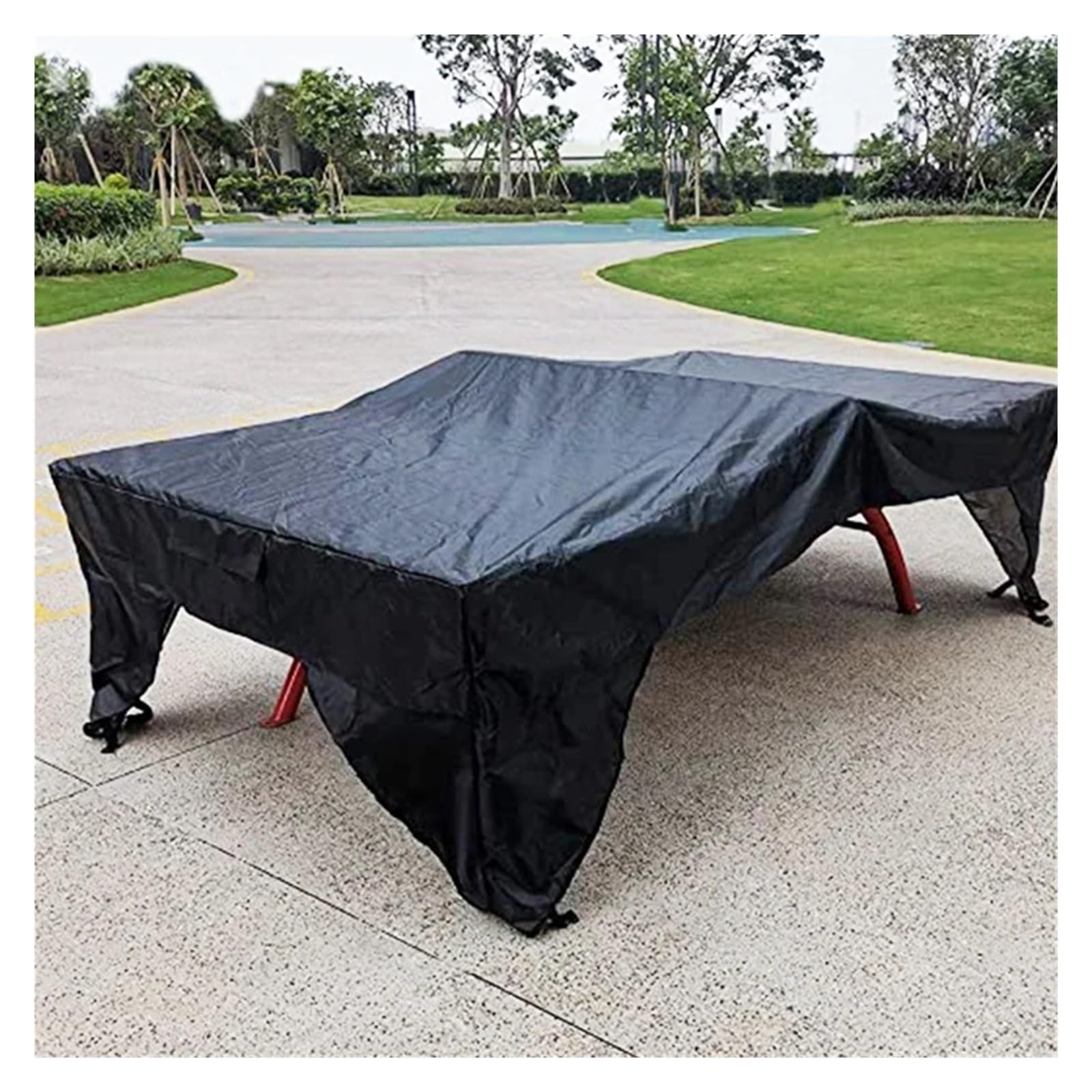 Funda para Mesa de Ping Pong Funda for Mesa de Ping Pong 190T/210D, Impermeable, for Interior y Exterior, for Almacenamiento, a Prueba Polvo, for Muebles