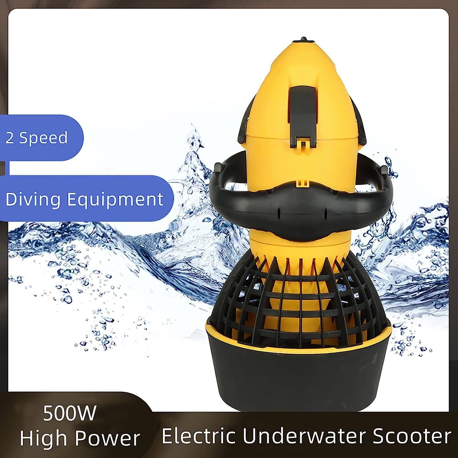 Scooter de mer de plongée sous-marine électrique 500W, pour plongée natation