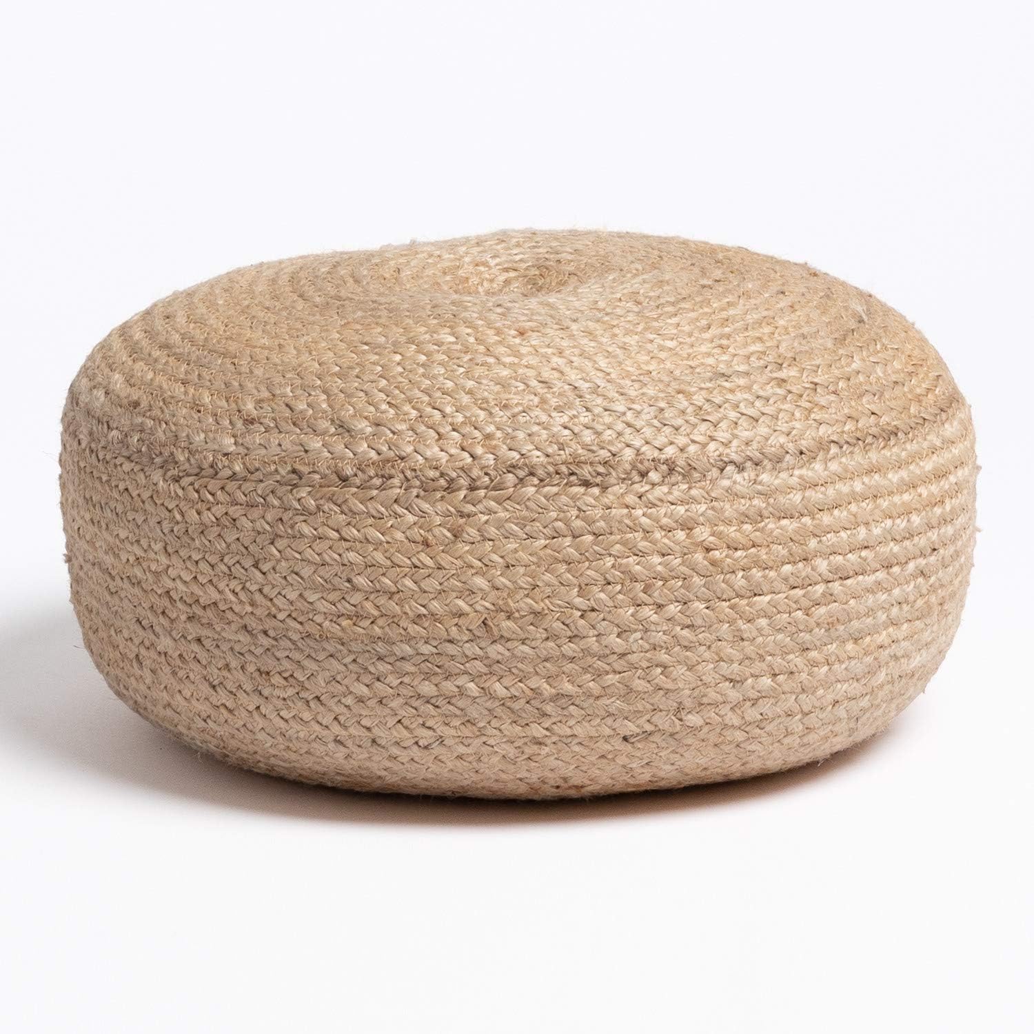 SKLUM Pouf Rond en Jute Pilew Ø50 cm Amazon.fr Cuisine et Maison