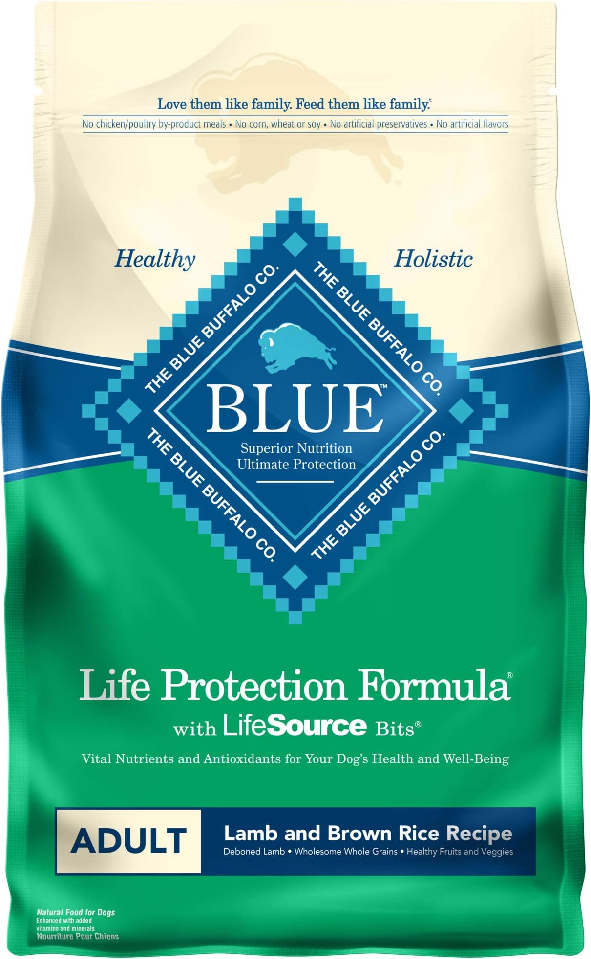 Life Protection Formula Natural Adult Dry Dog Food, Lamb and Brown Rice 6-lb