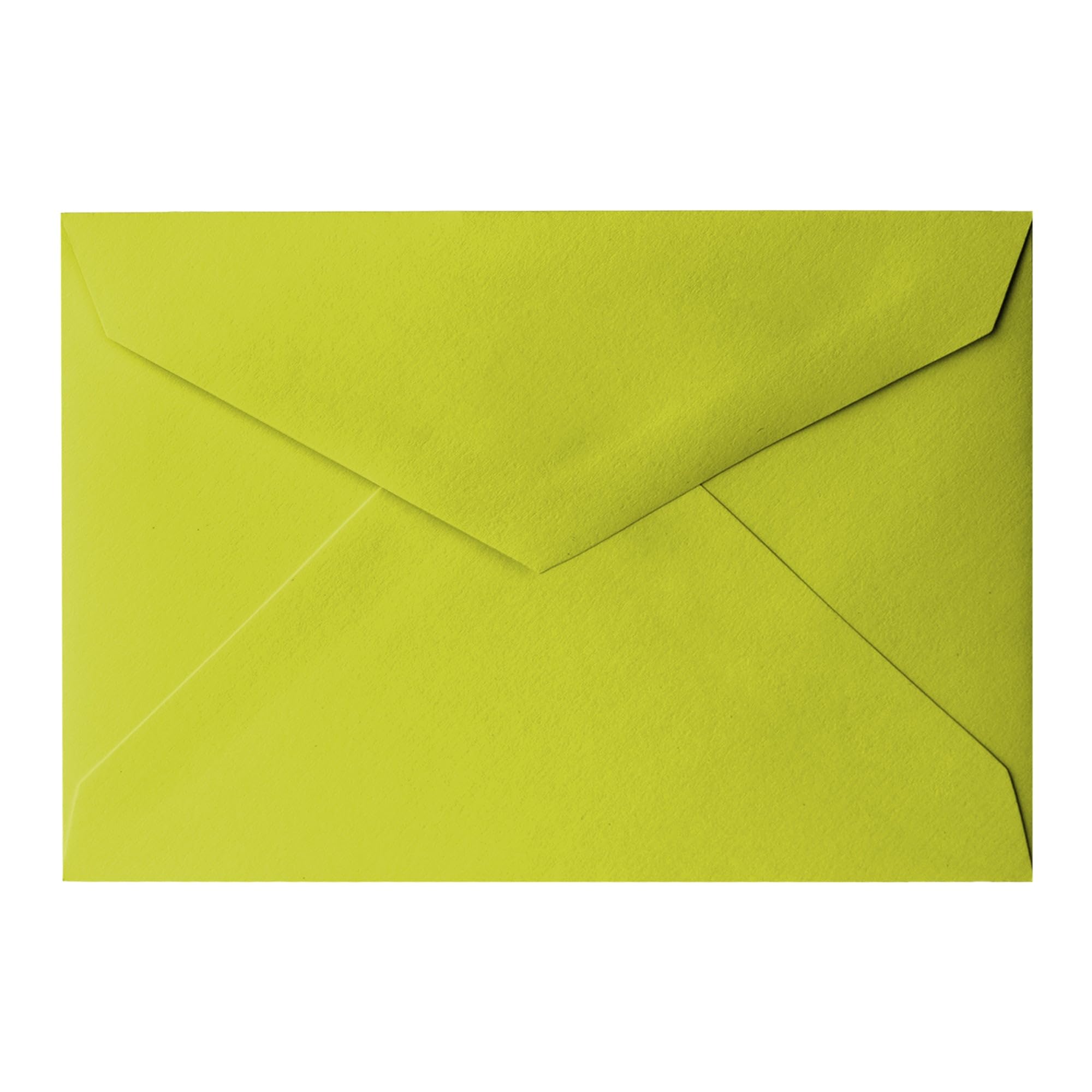 Paper Frenzy RSVP - Buste A1 (4 bar) con patta a punta (3 3/8 x 5 3/4), per inviti, biglietti di credito, fai da te, confezione da 50, colore: verde lime