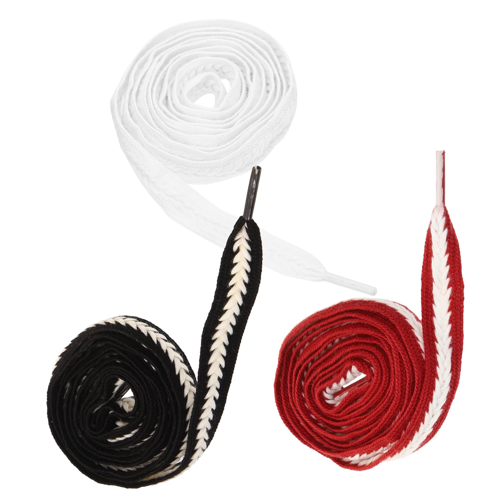 SOIMISS 15pares Flat Shoelace Cordones De Zapatillas Reemplazo De Cintas Anchas Para Calzado Estilo Casual Color