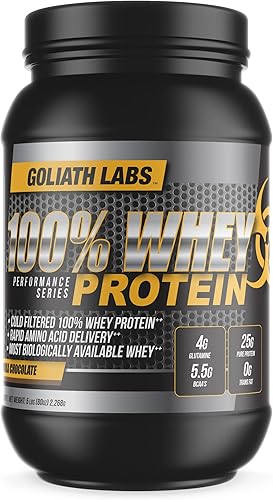 Goliath Labs 100% proteína de suero en polvo 10 lb (mantequilla de maní y chocolate)
