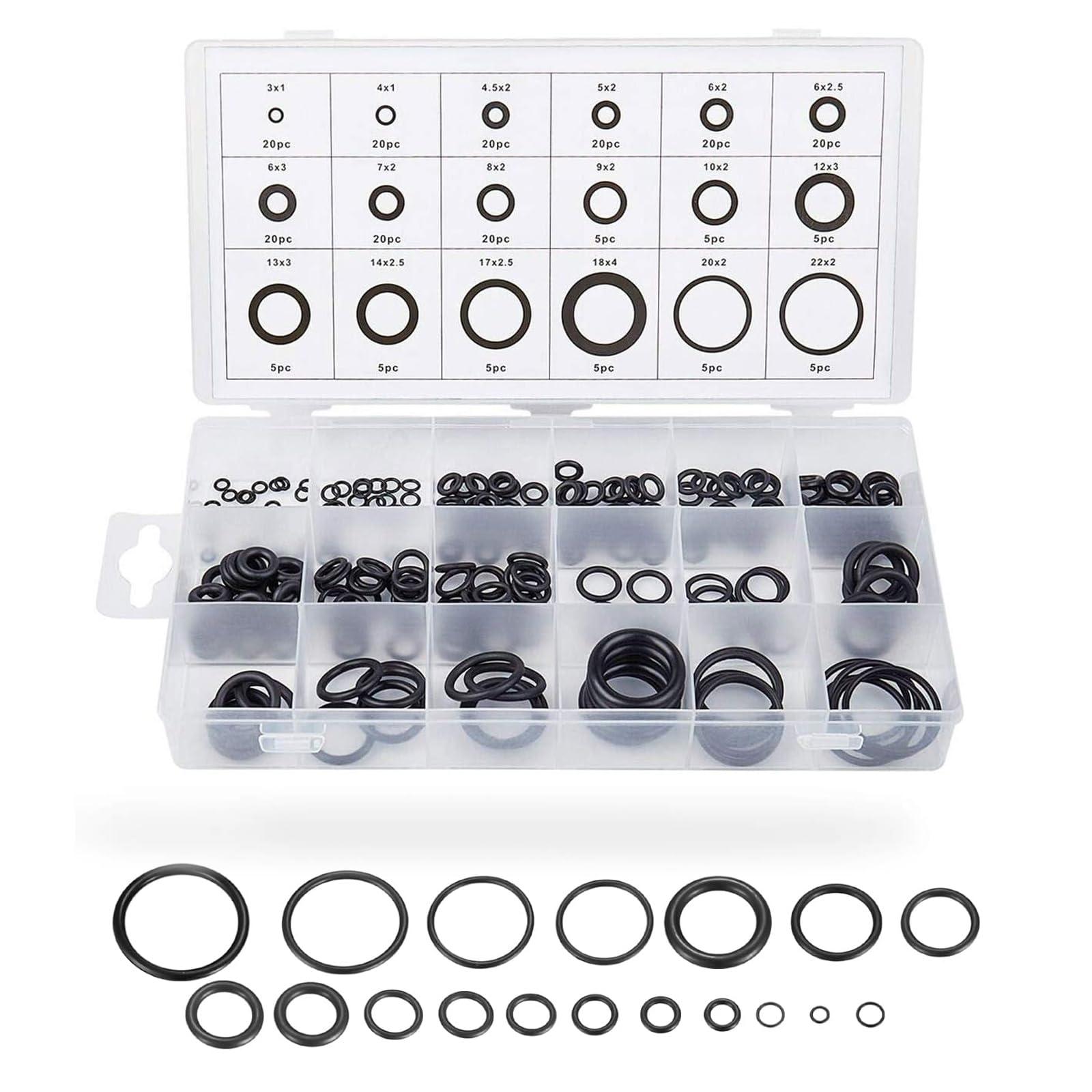 O-Ring Dichtungen FKM – 50 Stück, 18 Mm Innendurchmesser | Universell Für Auto, Motorrad & Sanitär