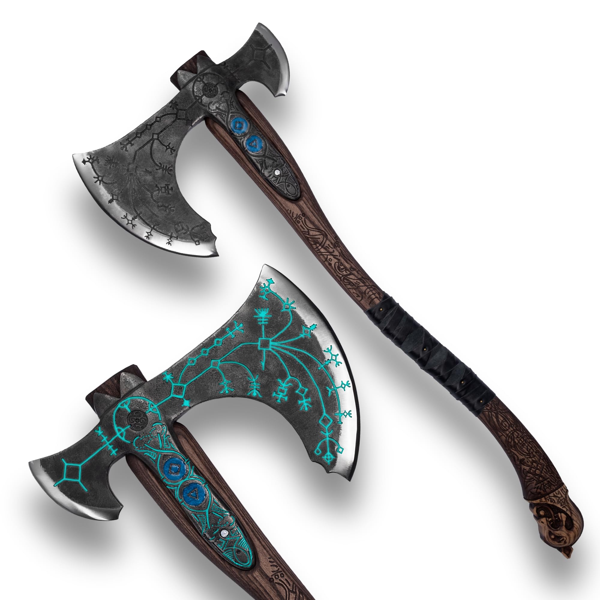 Amazon.com: AncientSmithy Kratos Leviathan Axe Metal Replica with