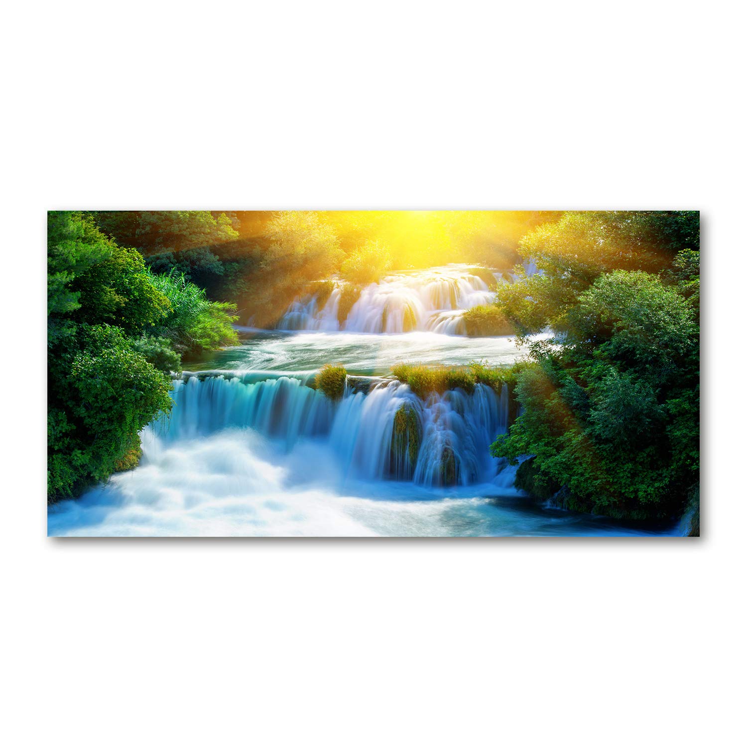 Déco murale en verre acrylique 120x60 cm pour illuminer votre grand salon