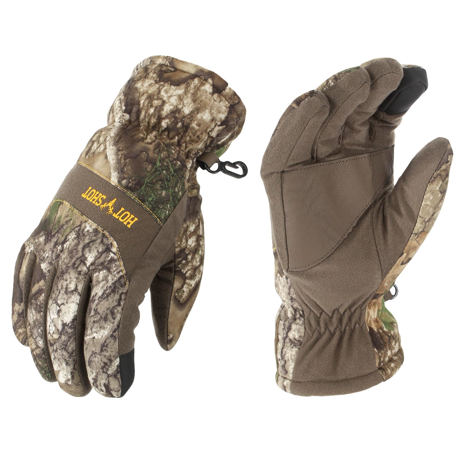 HOT SHOT Youth Boy’s Camo Defender Glove, Camouflage Insulated Waterproof Kids' Hunting Gloves for Hunting, Hiking, Camping