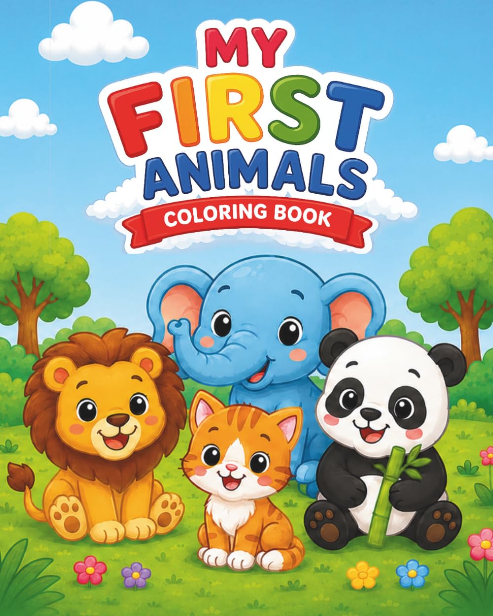 My First Animals Coloring Book: My First Coloring Book (My First Coloring Book Series)