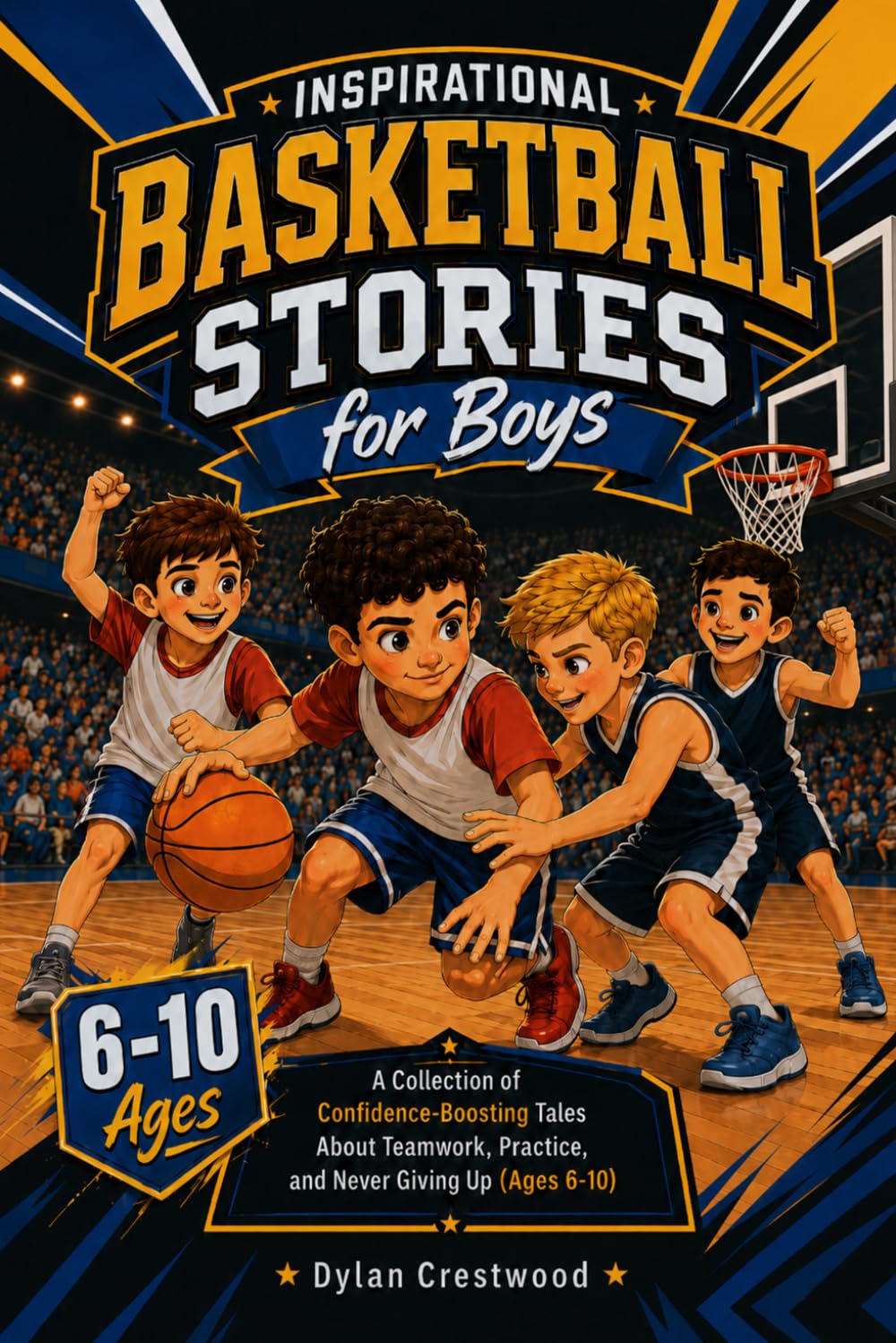 Inspirational Basketball Stories for Boys: A Collection of Confidence-Boosting Tales About Teamwork, Practice, and Never Giving Up (Ages 6–10)