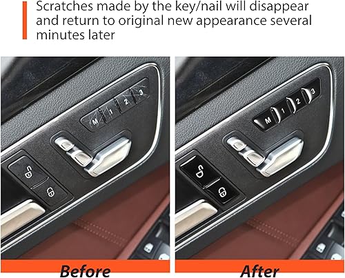 Miniatura 3 de G Pegatinas para botón de memoria para asiento de automóvil, cerradura de puerta, desbloqueo, cubierta de interruptor ajuste para Mercedes Benz A B