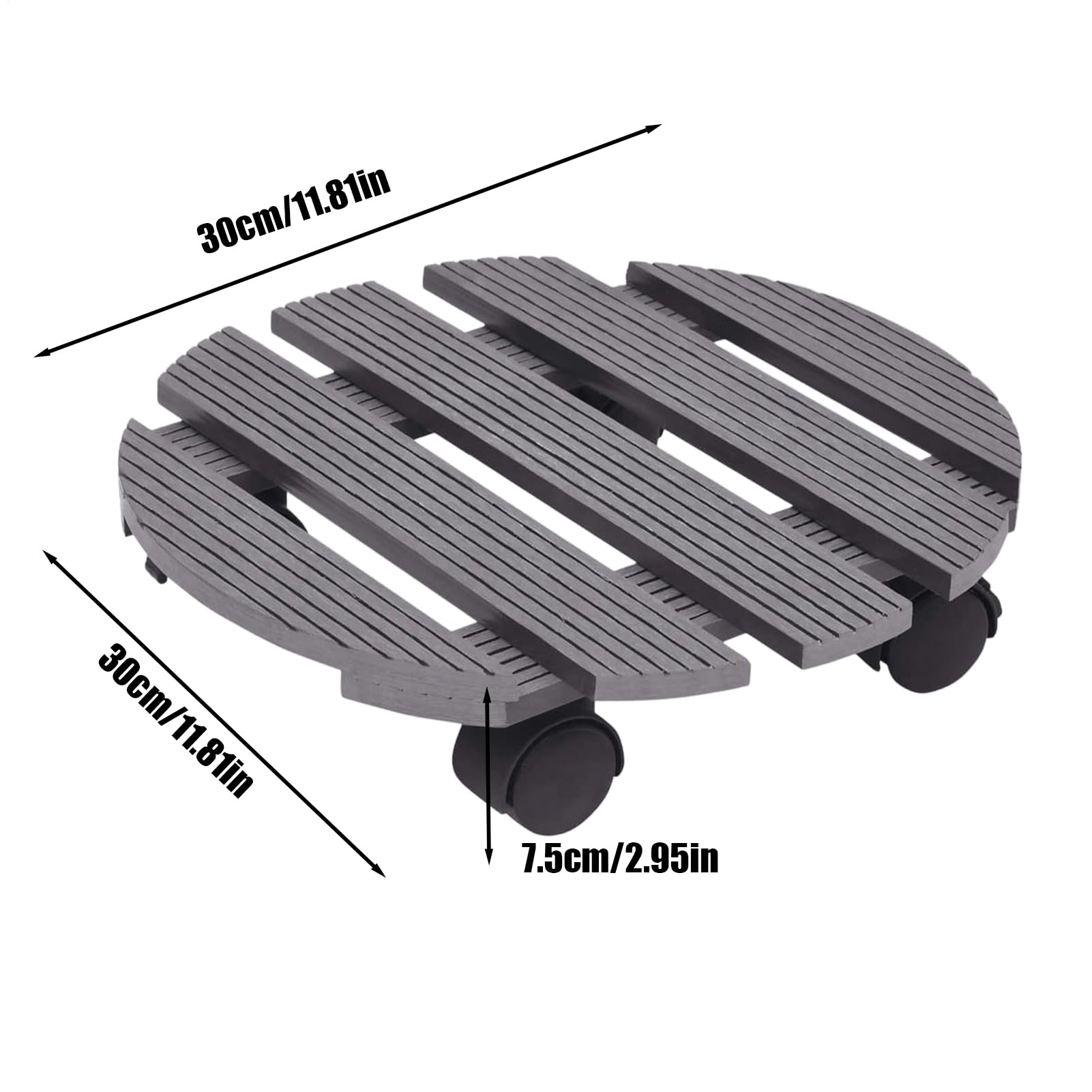 Carrello portapiante con Ruote Resistente Impermeabile con Ruote