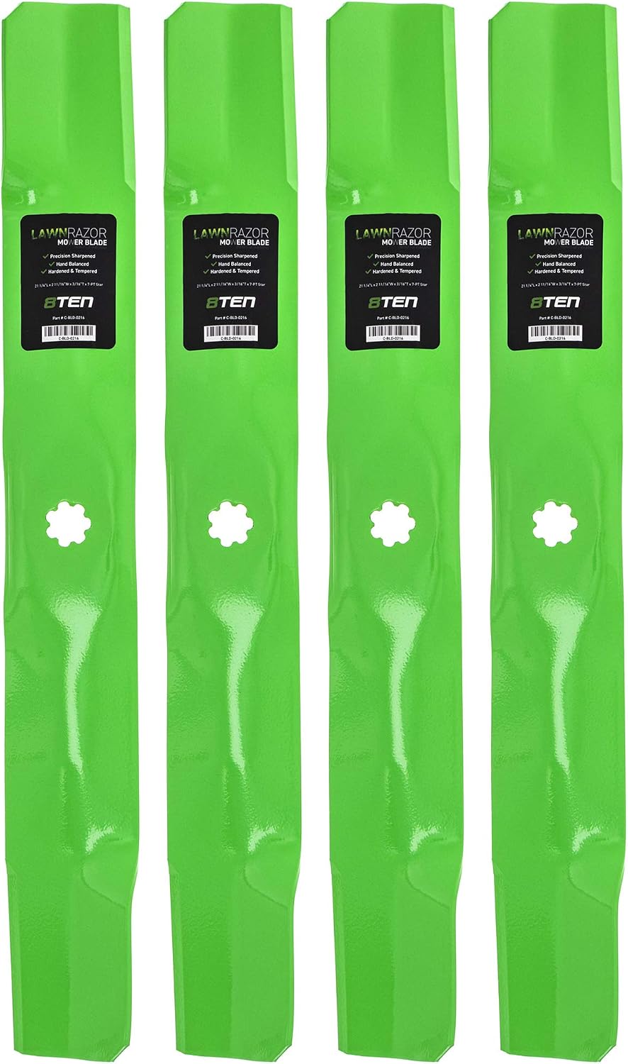 2 Pcs Mower Blades Compatible with John Deere X300 LA120