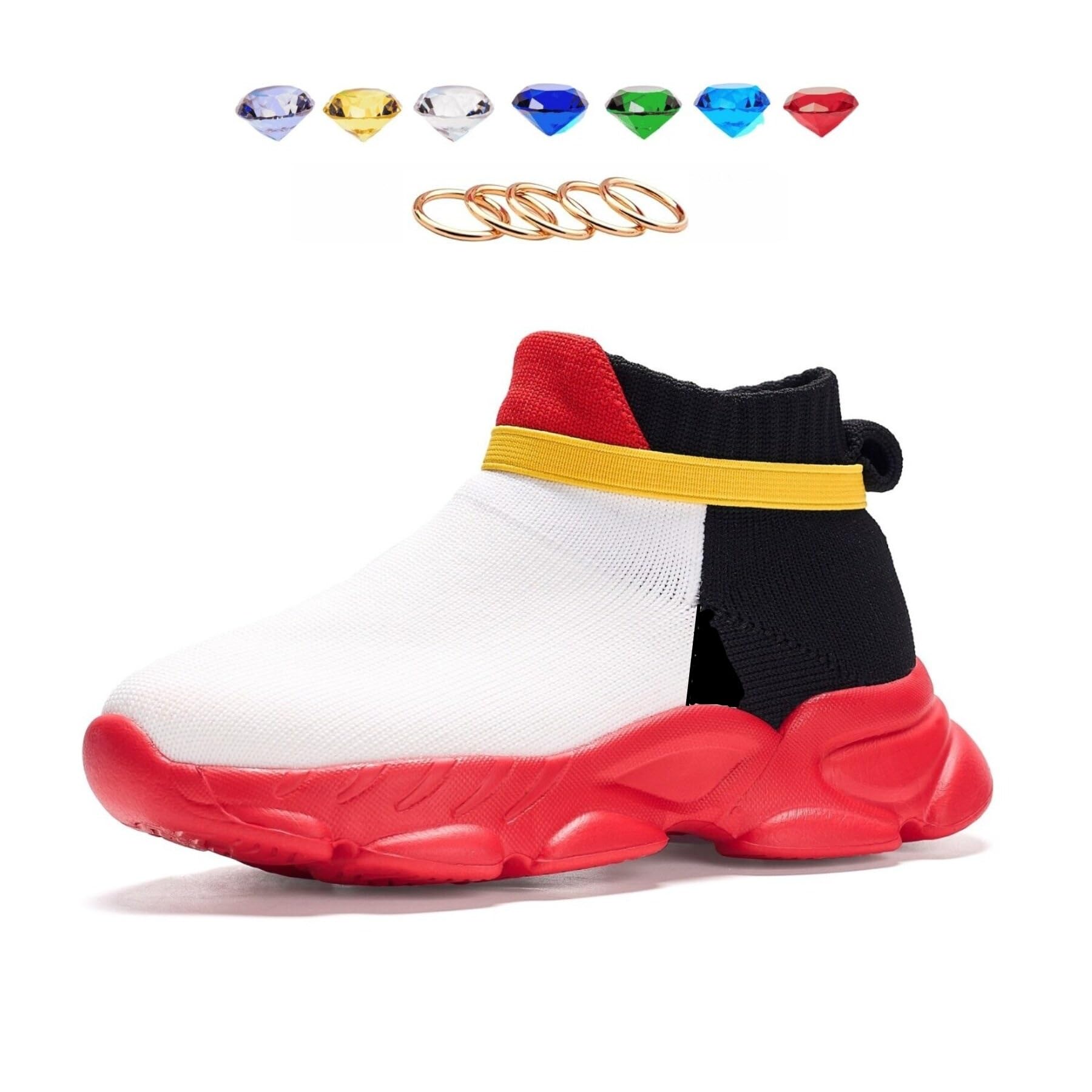 Scarpe Sportive per Bambini Scarpe da Ginnastica da Interno Sneakers con Suola Antiscivolo Scarpe da Ginnastica