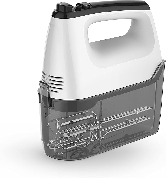 Moss & Stone Hand Mixer with SnapOn Storage Case, 6 Speed