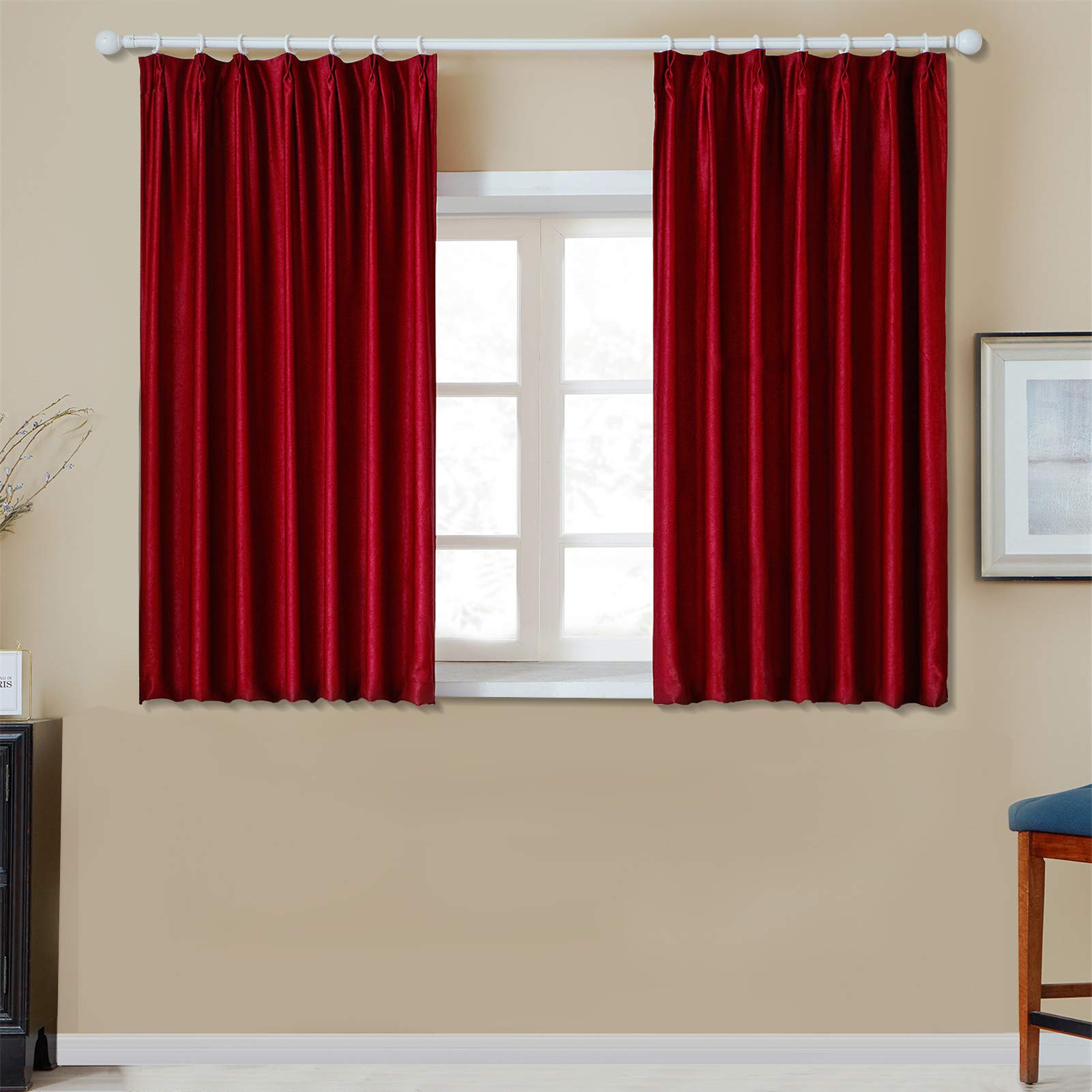 Amazon｜Topfinel カーテン ベルベット お洒落 綺麗 75%遮光 遮熱 断熱