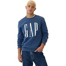 GAP Men's Logo Fleece Crew Sweatshirt Sweatshirt
