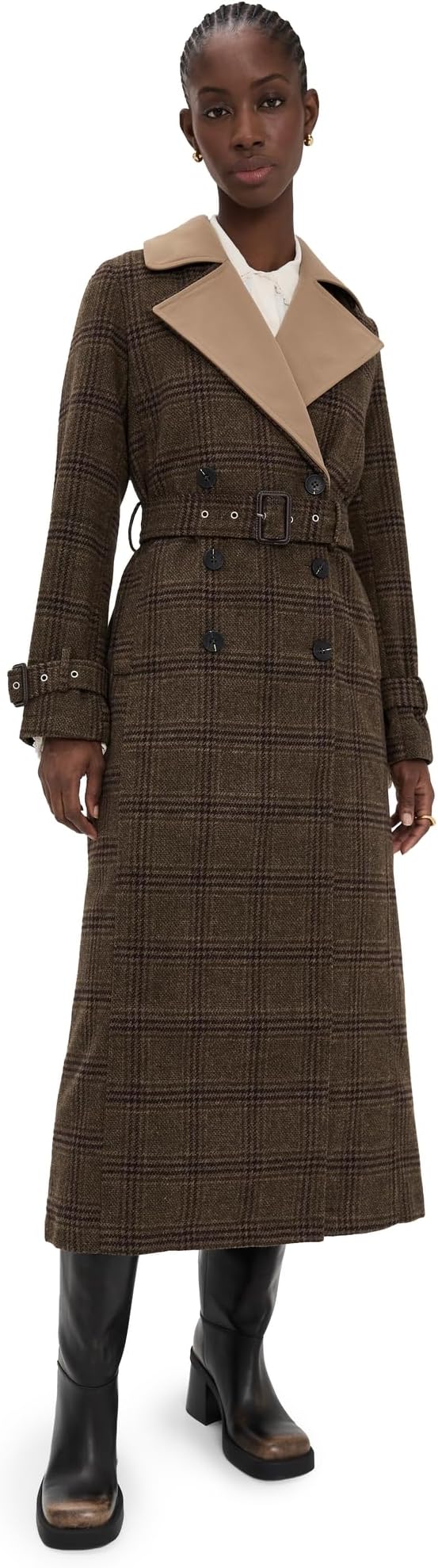 Women's Double Layered Trench Coat