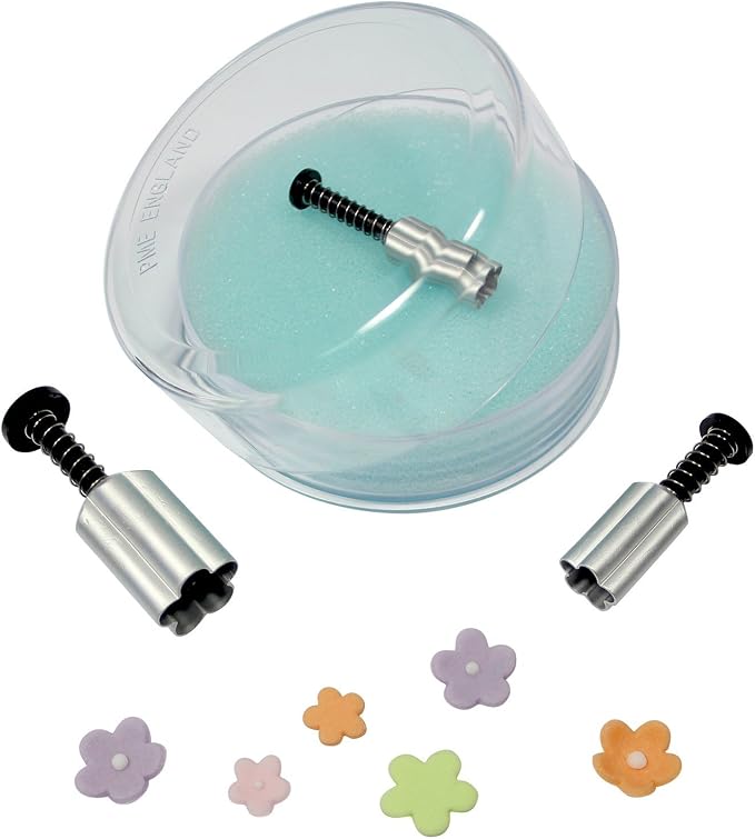 PME Set de Cortadores de Émbolo de Flor, Tamaños Pequeño, Mediano y Grande, Juego de 3