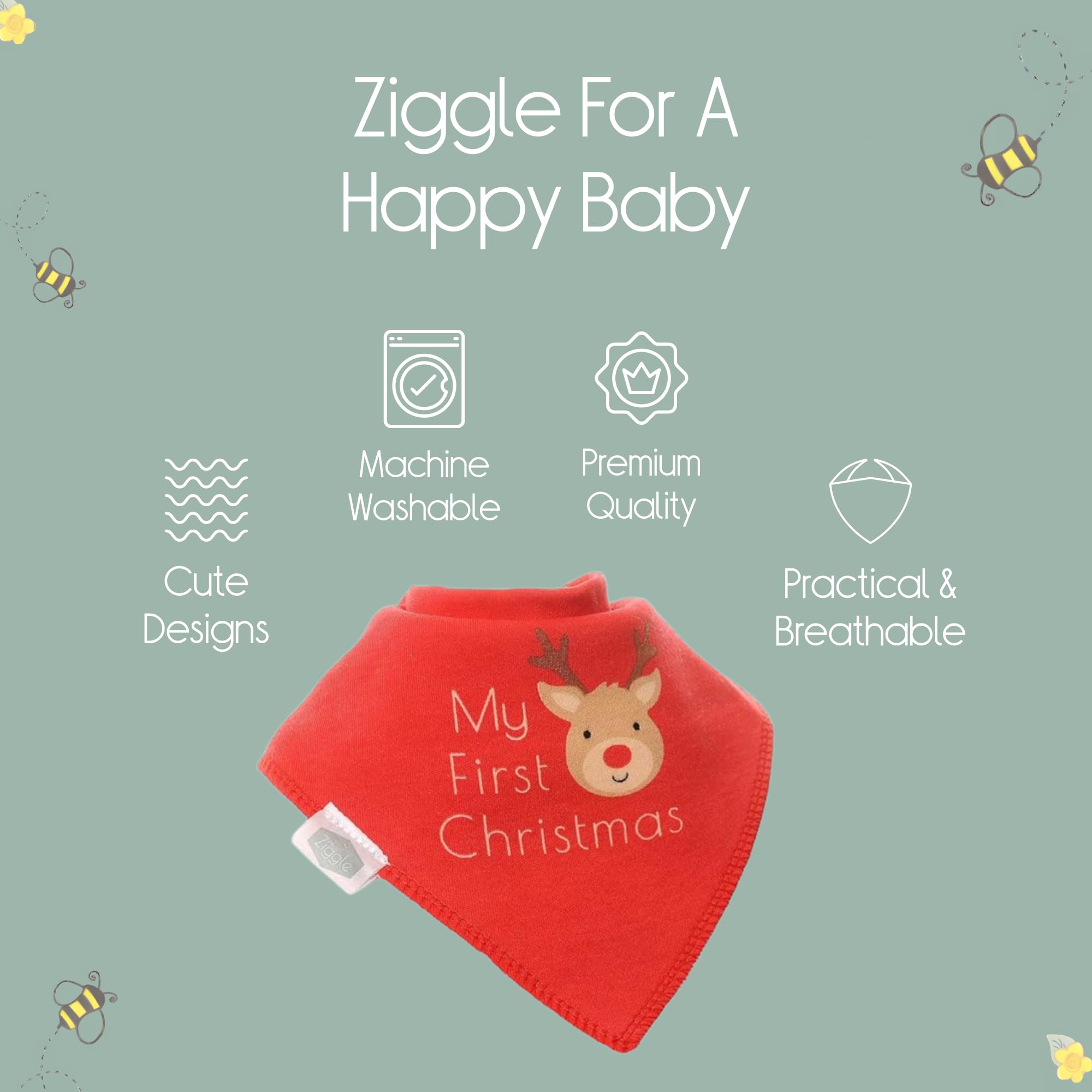 Bandana Dribble Bibs - Cotton Front Baby Bibs Newborn to 24 Months - Newborn Baby Gifts - Bibs For Comfortable Kids — view 14