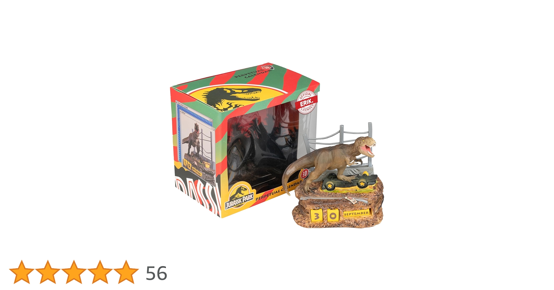 ジュラシックパーク　パーペチュアルカレンダー Amazon | 公式ジュラシックパーク映画カレンダー - ジュラシック