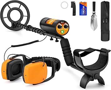 Underwater Metal Detector, 130ft Waterproof Metal Detector with Pinpoint Mode, 10 Depth Metal Detectors for Adults Professional, Detector De Metales Oro Y Plata
